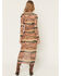 Image #4 - Wrangler Retro Women's Landscape Long Sleeve Mesh Maxi Dress, Mustard, hi-res