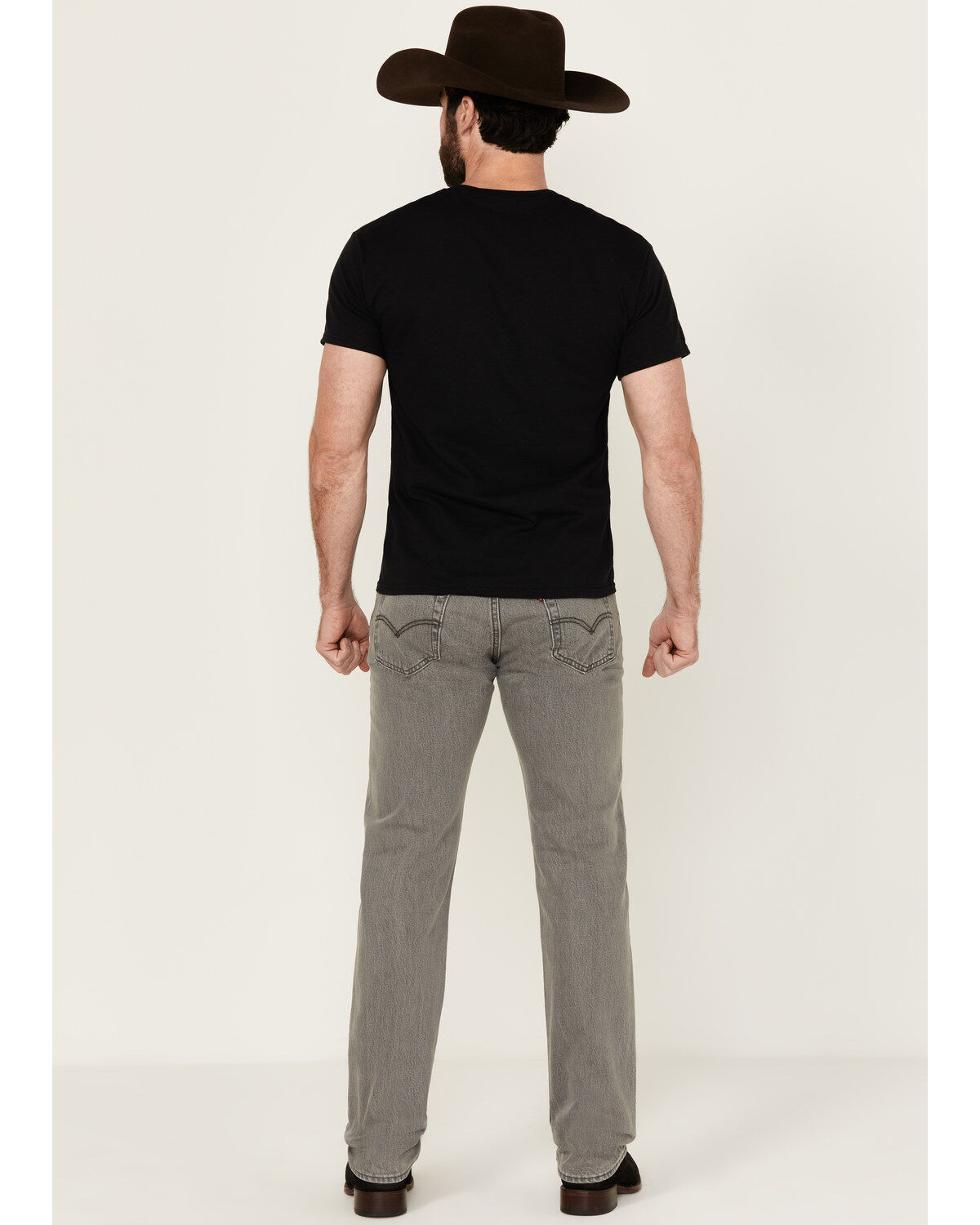 Image #3 - Levi's Men's Dirienzo Original Straight Fit Rigid Stretch Denim Jeans, Grey, hi-res