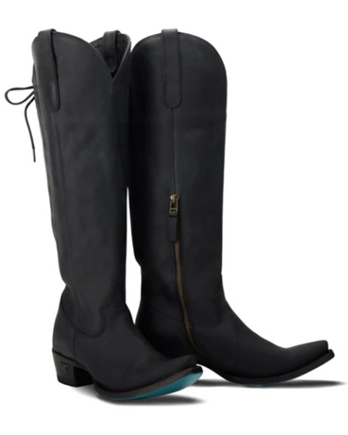 Lane Women's Olivia Jane Knee High Corset Western Boots - Snip Toe