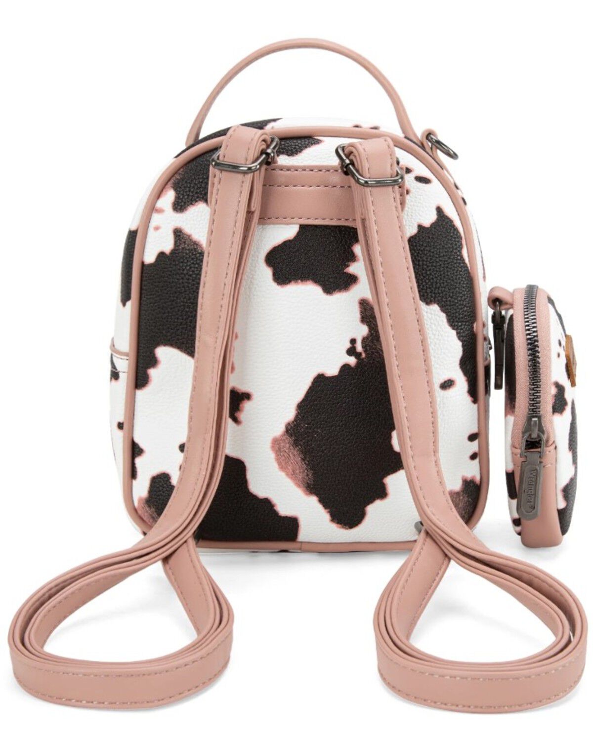 Image #5 - Wrangler Women's Cow Print Mini Backpack, Pink, hi-res
