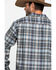 Image #5 - Pendleton Men's Gray Board Oxford Plaid Long Sleeve Western Shirt, , hi-res