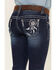 Image #4 - Shyanne Little Girls' Dark Wash Dreamcatcher Embroidered Bootcut Jeans, , hi-res