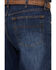 Image #4 - Cinch Men's Black Label Dark Wash Loose Fit Tapered Denim Jeans, Dark Blue, hi-res