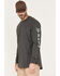 Image #1 - Hawx Men's Logo Graphic Work T-Shirt, Dark Grey, hi-res
