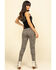Image #5 - Rock & Roll Denim Women's Leopard Print Skinny Jeans, Blue, hi-res