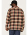 Levi's Men's Medina Worker Large Plaid Print Long Sleeve Button-Down Shirt, Brown, hi-res