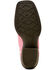 Image #5 - Ariat Girls' Futurity Fort Worth Roughout Western Boots - Broad Square Toe, Pink, hi-res