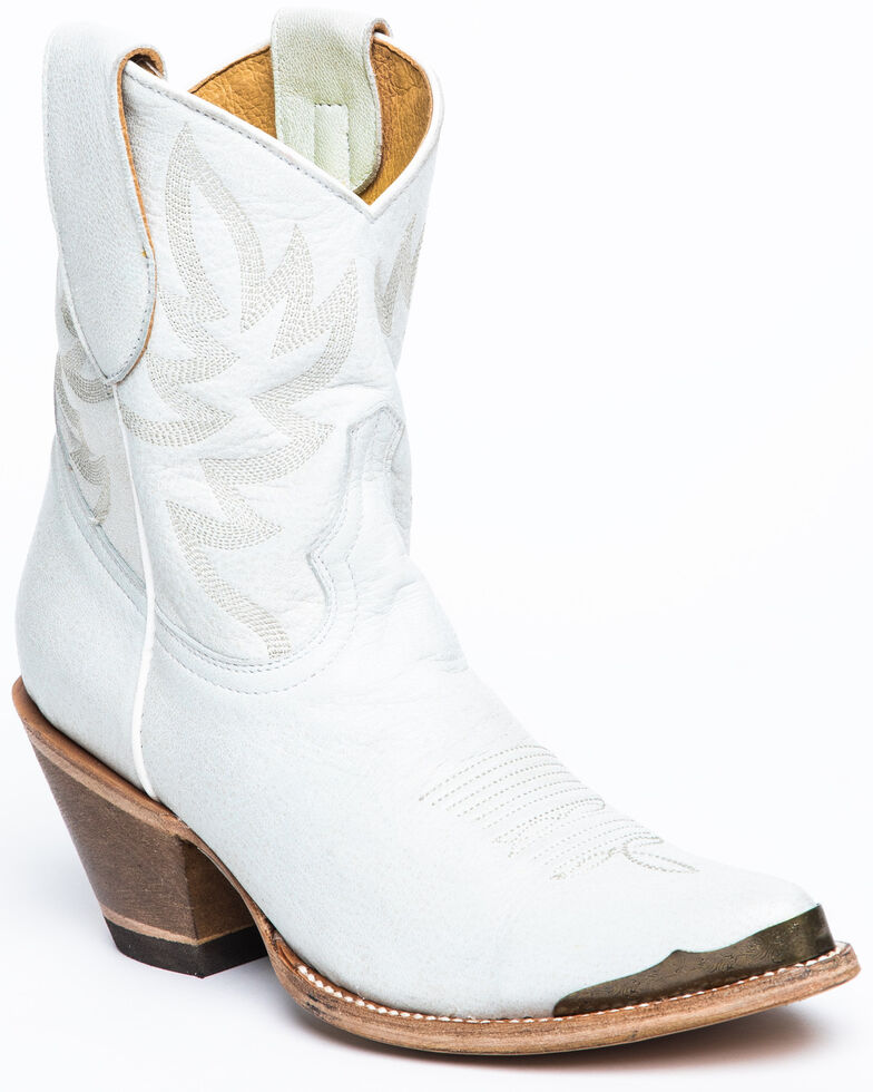 Idyllwind Women's Wheels White Western Booties - Round Toe, White, hi-res