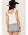 Image #4 - Free People Women's Roller Tank, Ivory, hi-res