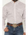 Image #3 - Wrangler Men's Classics Geo Print Long Sleeve Button-Down Western Shirt, White, hi-res
