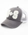 Image #1 - Brothers and Sons Men's Varsity Patch Baseball Cap, Grey, hi-res