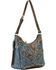 American West Annie's Secret Zip Top Shoulder Bag, Blue, hi-res