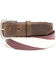 Cody James Men's Vintage American Flag Belt, Brown, hi-res