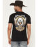 Image #1 - Grunt Style Men's Easy Rider Eagle Short Sleeve Graphic T-Shirt, Black, hi-res