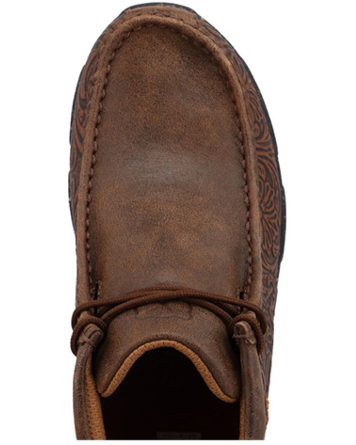 Image #6 - Twisted X Women's Chukka Driving Mocs, Brown, hi-res