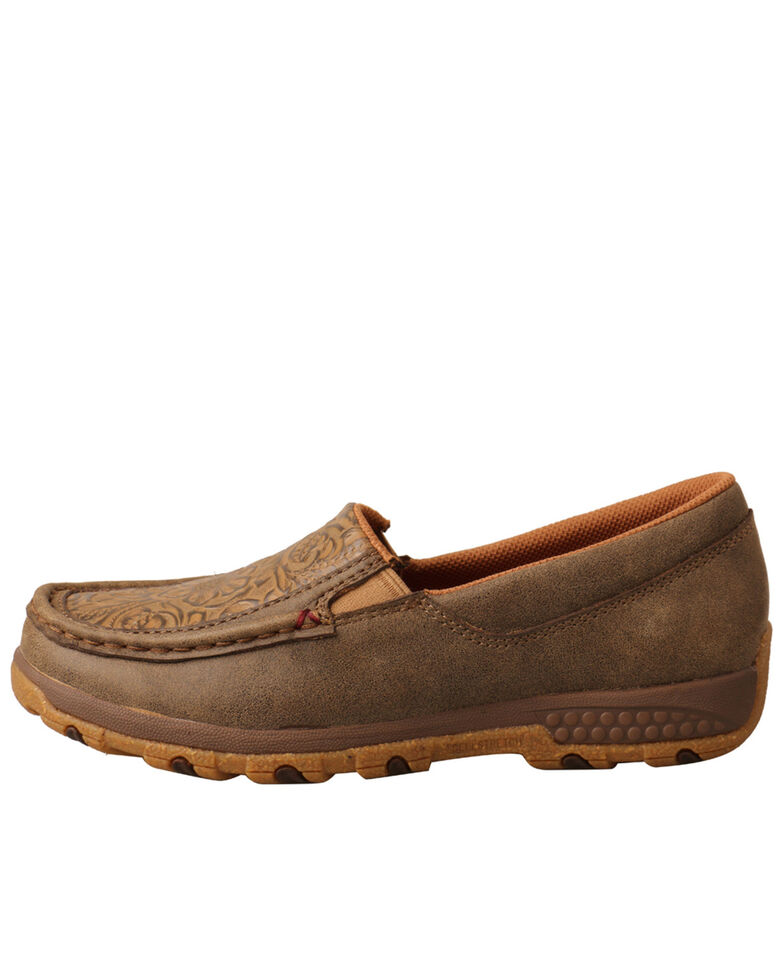 twisted x women's driving mocs slip on