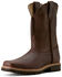 Image #2 - Ariat Men's Stoney Creek Western Boots - Square Toe, Brown, hi-res