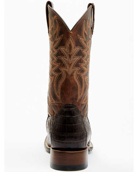 Image #5 - Cody James Men's Exotic Caiman Belly Western Boots - Broad Square Toe, Brown, hi-res