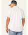 Image #4 - Brothers and Sons Men's Solid Performance Short Sleeve Button Down Western Shirt, Light Grey, hi-res