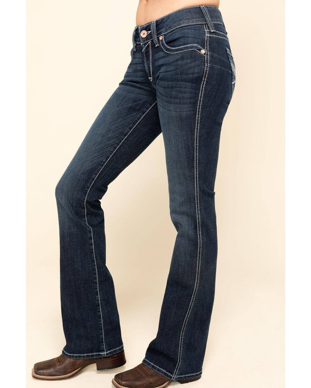 bootcut dark jeans