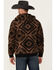 Image #4 - Cody James Men's Basin Southwestern Print Fleece Hooded Jacket, Brown, hi-res