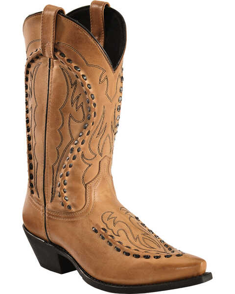 Laredo Men's Laramie Snip Toe Western Boots, Antique Tan, hi-res