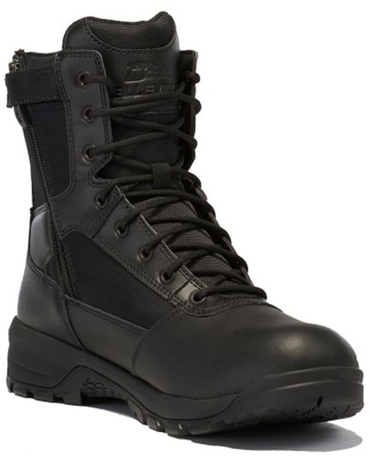 Belleville Men's Spear Point 8" Tactical Work Boots - Soft Toe, Black, hi-res