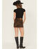 Image #3 - Levi's Women's Icon Leopard Print Mini Denim Skirt, Multi, hi-res