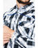 Image #4 - Cowboy Hardware Men's Block Plaid Print Long Sleeve Snap Western Shirt, , hi-res