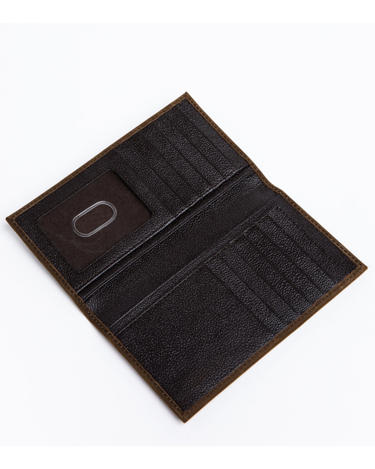 Image #3 - Cody James Men's Brown Inlay Checkbook Wallet , Brown, hi-res