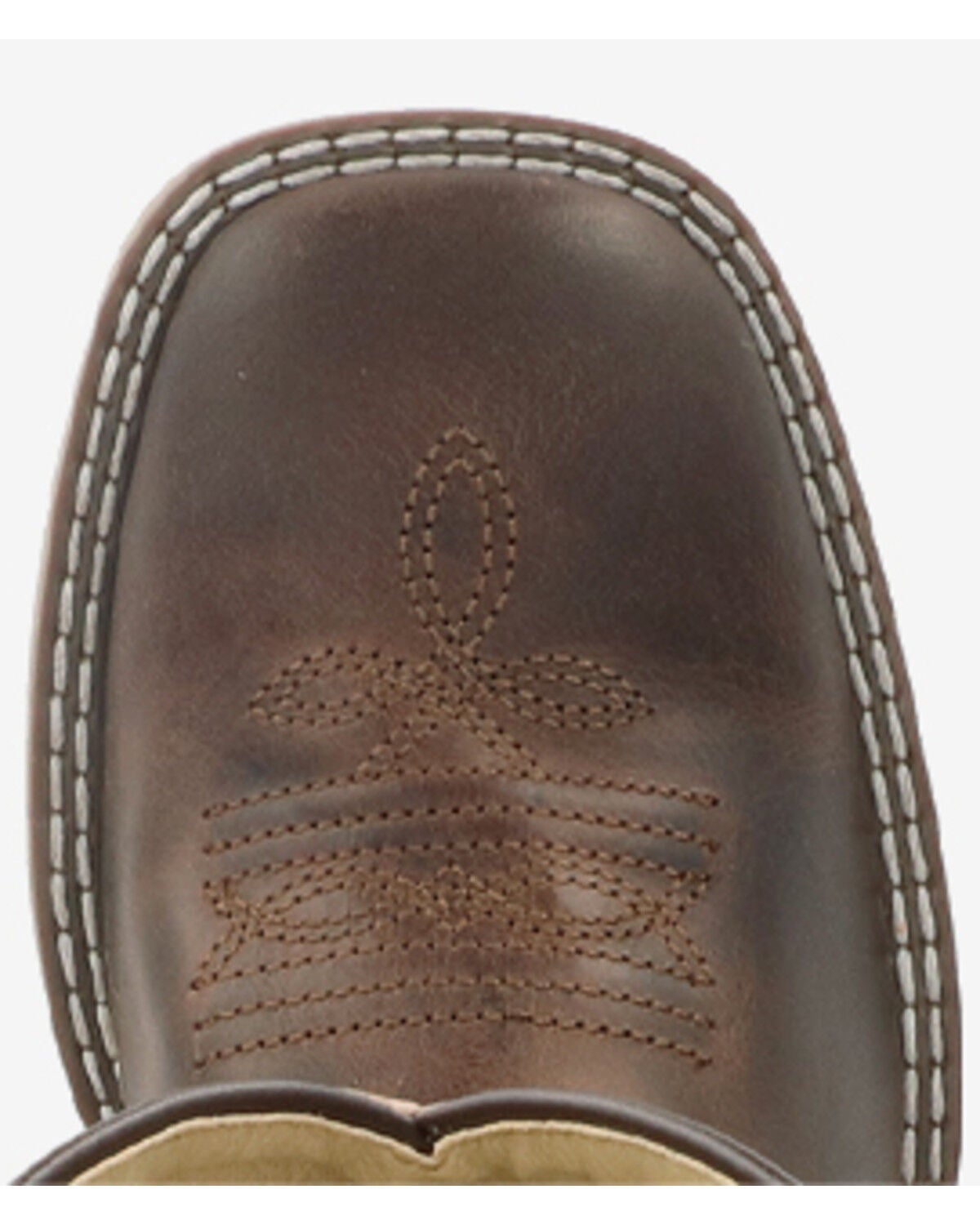 Image #5 - Smoky Mountain Boys' Caleb Performance Western Boots - Broad Square Toe, Brown, hi-res