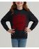 Image #1 - Wrangler X Lainey Wilson Women's Cowboy Crew Neck Pullover Sweatshirt, Black, hi-res