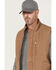 Image #2 - Thorogood Men's Heritage Stonewashed Canvas Vest, Khaki, hi-res