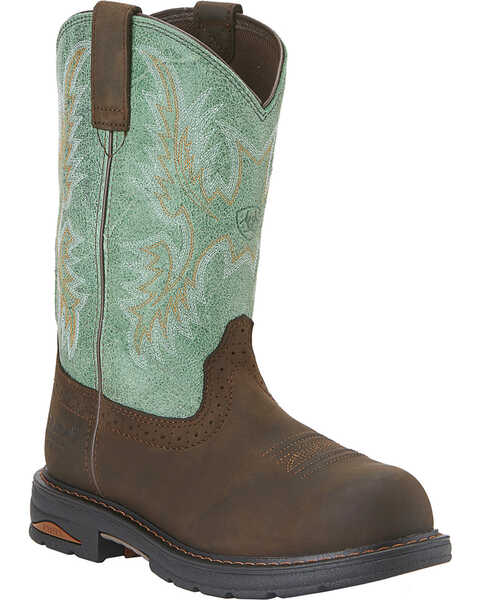 Ariat Waterproof Tracey Pull-On Waterproof Work Boots - Composite Toe ...