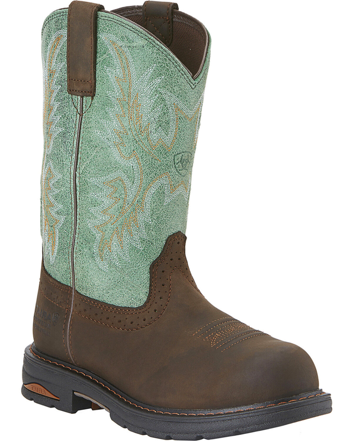 Image #1 - Ariat Waterproof Tracey Pull On Waterproof Work Boots - Composite Toe, , hi-res