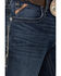 Image #2 - Ariat Men's M4 Colman Ferrin Dark Wash Relaxed Bootcut Durable Stretch Jeans - Big, Dark Wash, hi-res