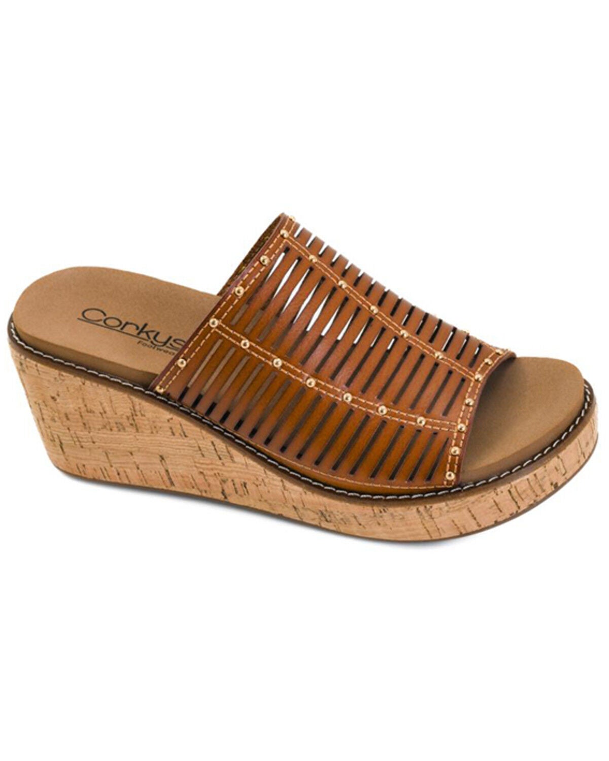 Image #1 - Corky's Women's Much Better Sandals, Cognac, hi-res