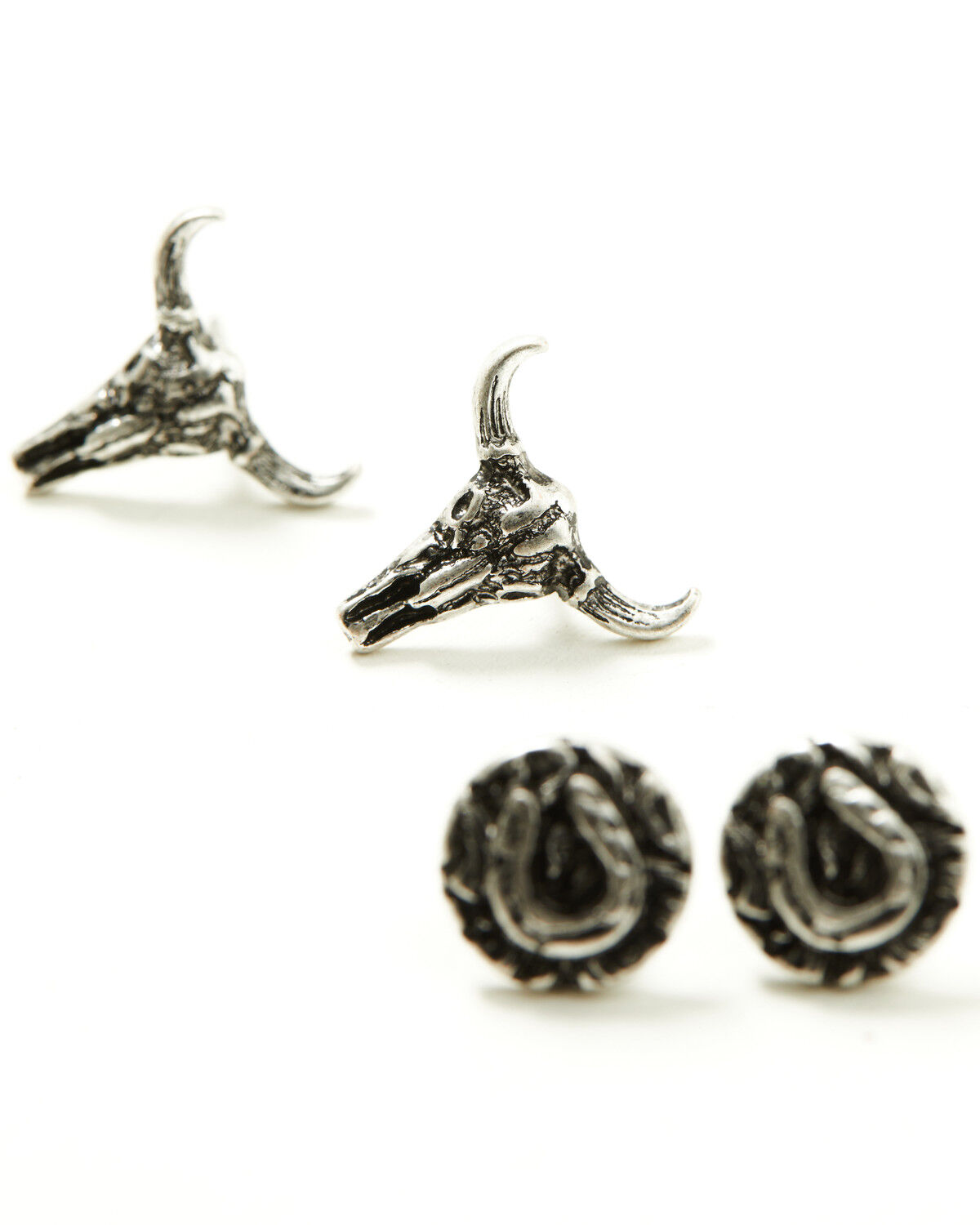 Image #2 - Idyllwind Women's Elberta Star Earring Set - 5 Piece, Silver, hi-res