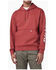 Image #1 - Dickies Men's Logo Hooded Work Sweatshirt, Brick Red, hi-res