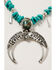 Image #2 - Shyanne Women's Mystic Summer Turquoise Fringe Crescent Set, Silver, hi-res