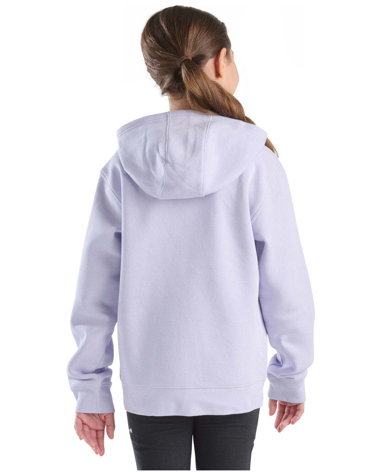 Image #3 - Carhartt Girls' Logo Graphic Sweatshirt, Purple, hi-res