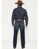 Image #3 - Ariat Men's Boot Barn Exclusive M4 Nightingale Dark Wash Relaxed Straight Rigid Denim Jeans, Dark Wash, hi-res
