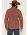 Image #4 - Dakota Grizzly Men's Major Solid Long Sleeve Button-Down Flannel Shirt, Rust Copper, hi-res