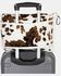 Image #3 - Carstens Home Wrangler Cow Print Travel Blanket, Cow Print, hi-res