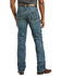 Image #4 - Ariat Men's Gulch M5 Low Rise Straight Leg Jeans, Med Wash, hi-res