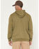 Image #4 - Carhartt Men's Loose Fit Midweight Logo Sleeve Graphic Hooded Sweatshirt, Dark Green, hi-res