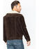 Image #3 - Scully Men's Boar Suede Pilot Jacket, Chocolate, hi-res