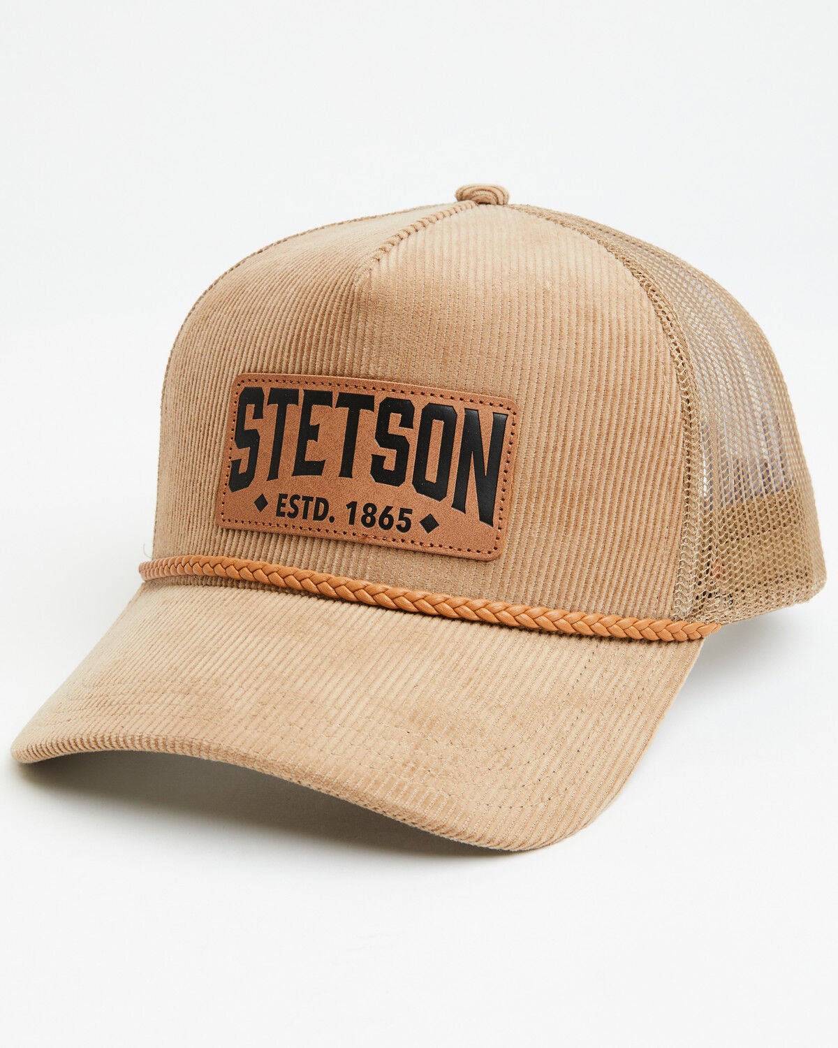 Image #1 - Stetson Men's Corduroy Ball Cap, Tan, hi-res