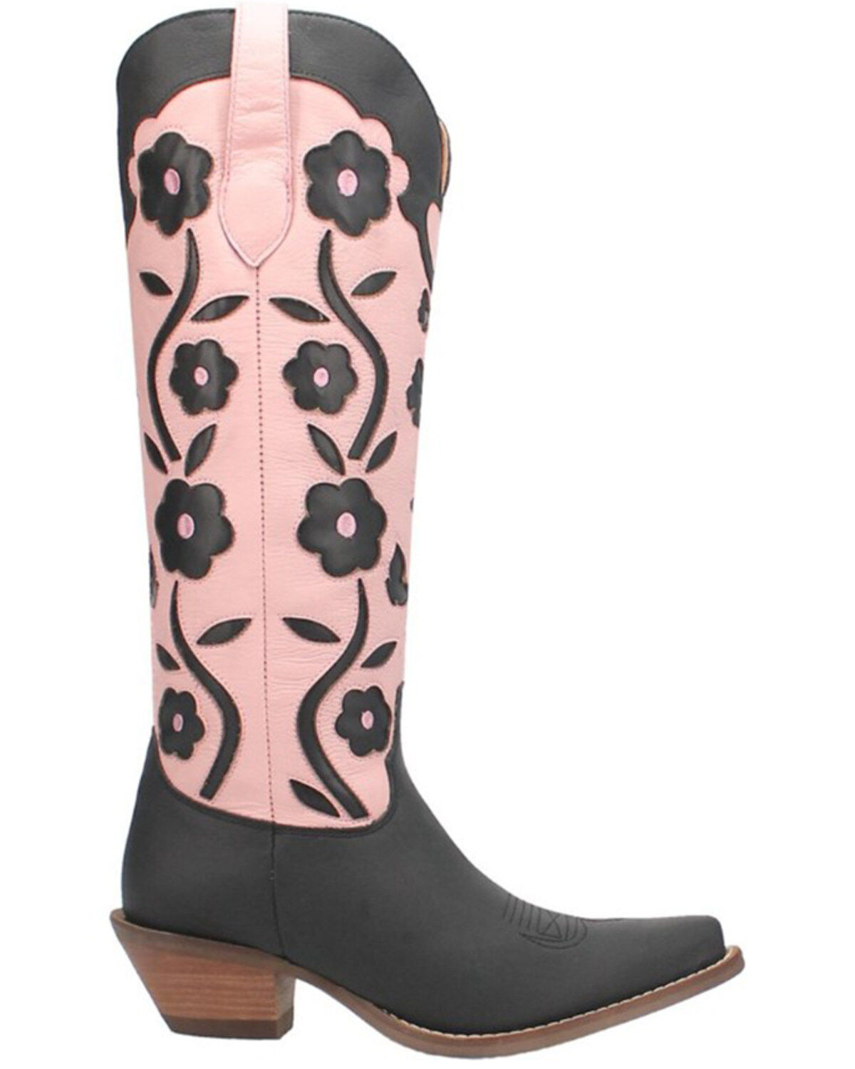 Image #2 - Dingo Women's Goodness Gracious Tall Western Boots - Snip Toe, Black, hi-res