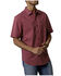 Image #3 - Kimes Ranch Men's MC Copper Plaid Print Short Sleeve Button-Down Stretch Performance Shirt, Red, hi-res